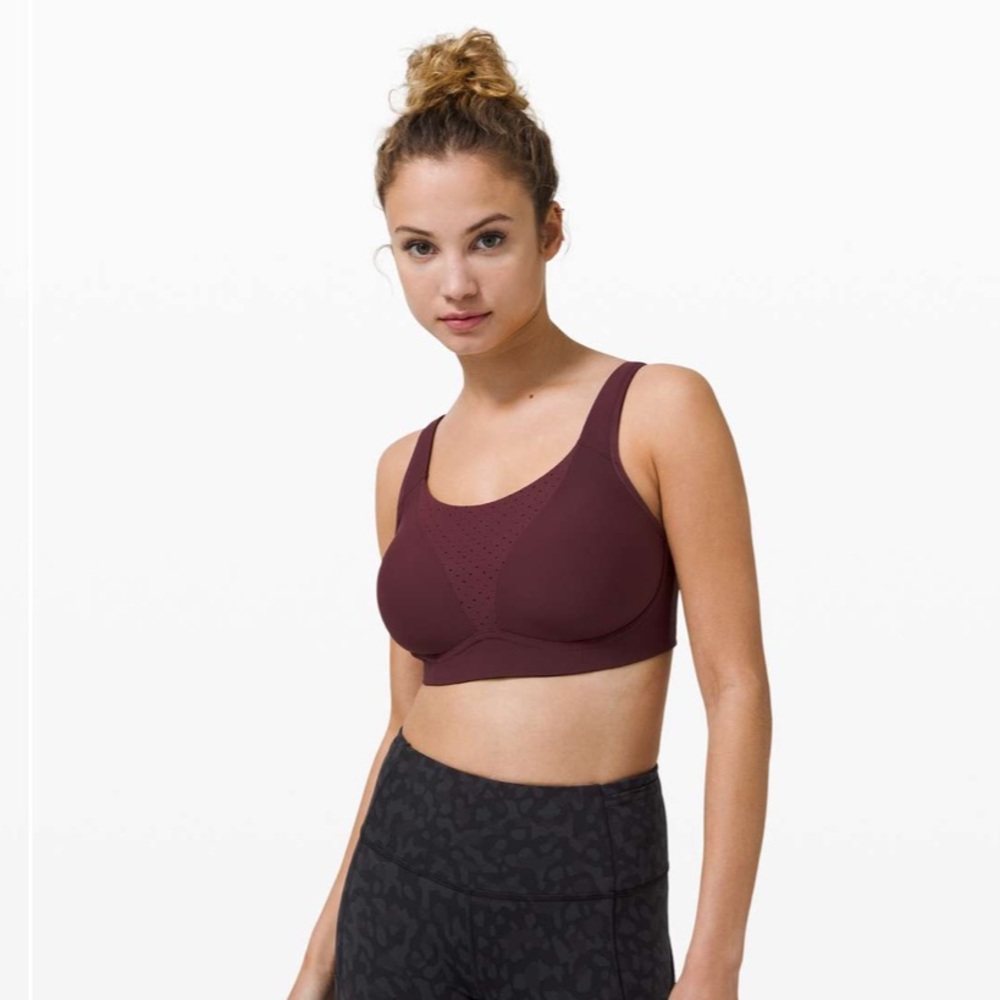 lululemon athletica Maroon  High-Support Sports Bra - 34D - preloved